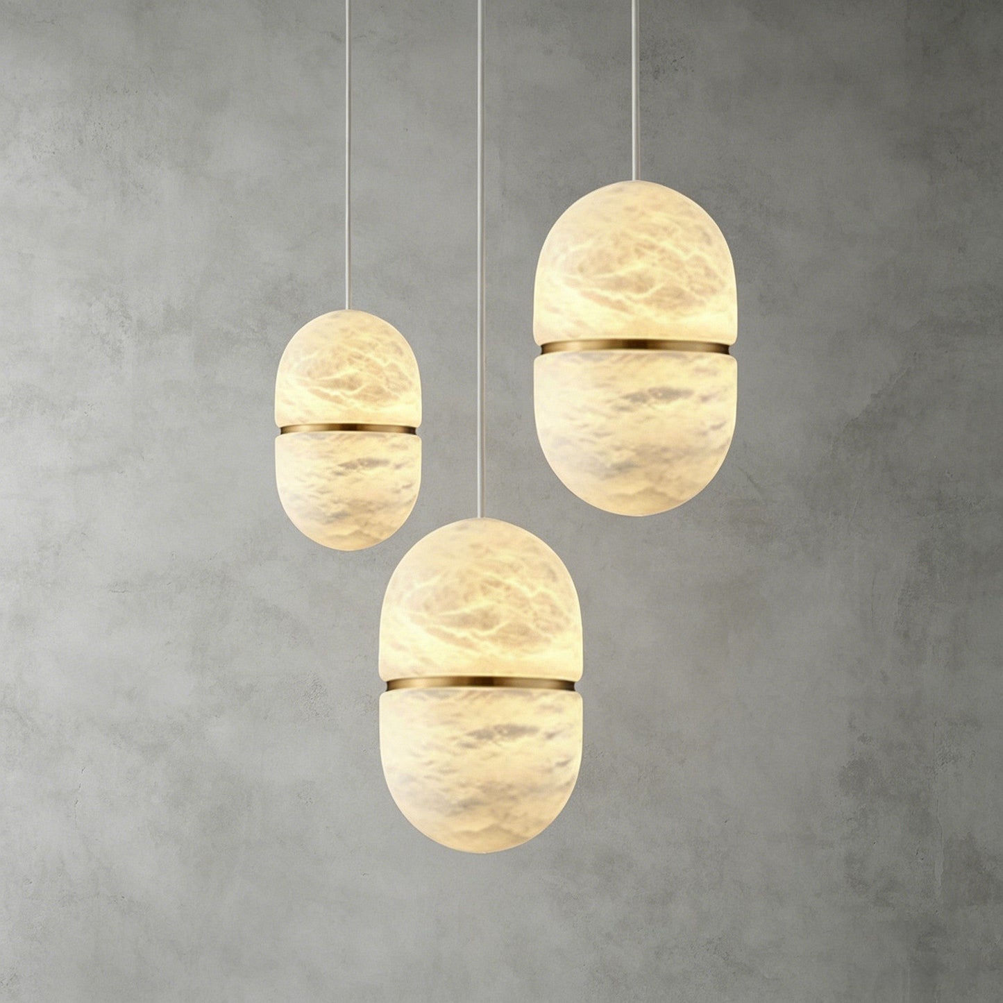 YUM Alabaster Pendant Light