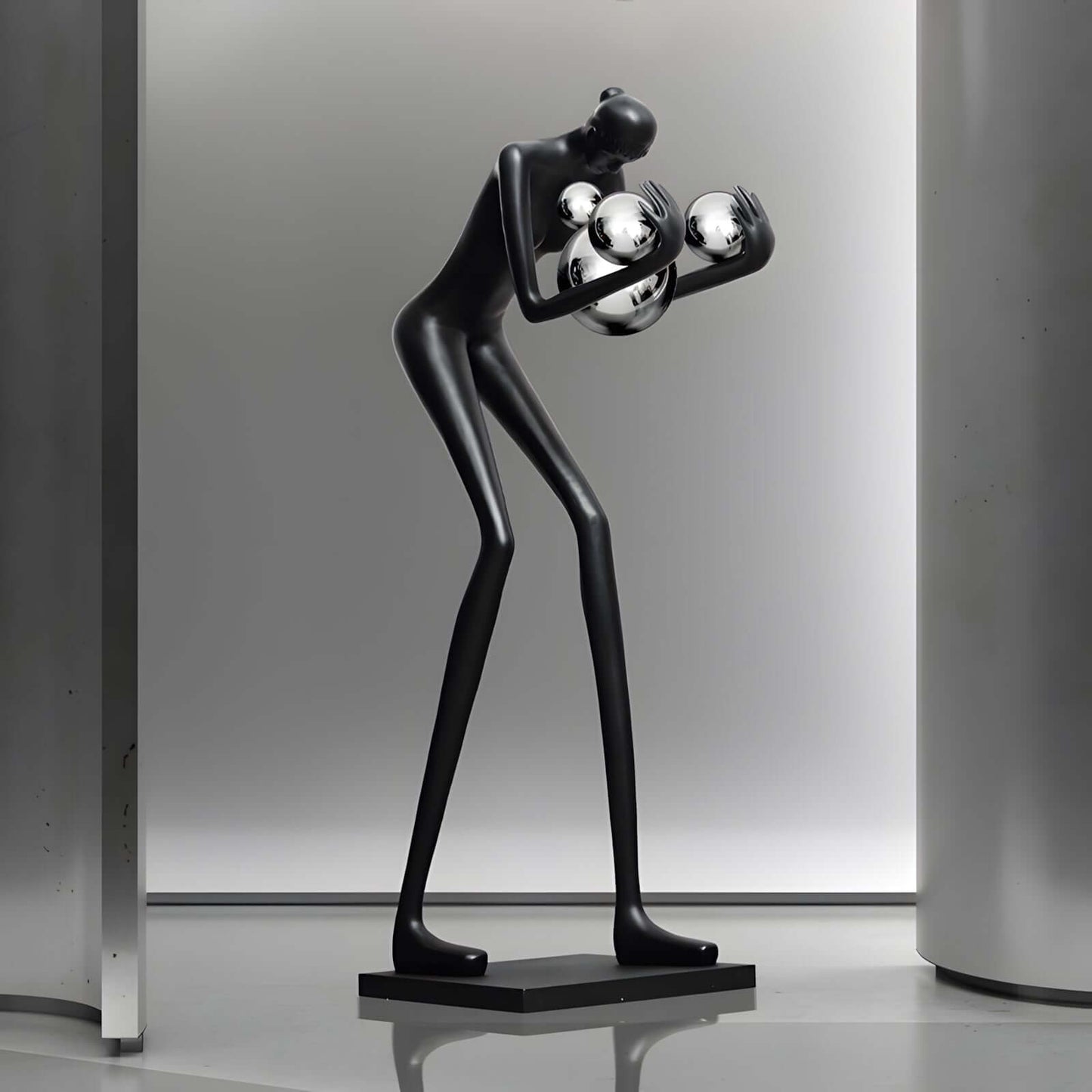 Zavon Sculptural Floor Lamp
