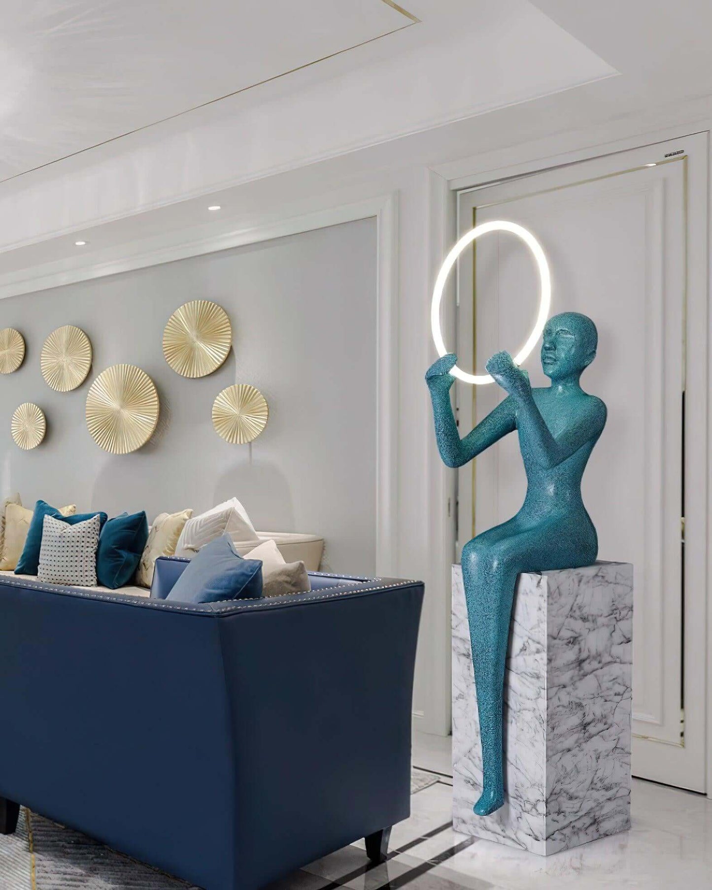 Zaytri Sculptural Floor Lamp