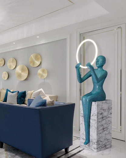 Zaytri Sculptural Floor Lamp
