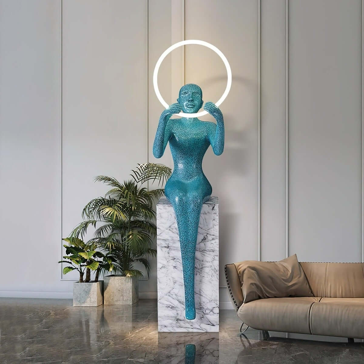 Zaytri Sculptural Floor Lamp