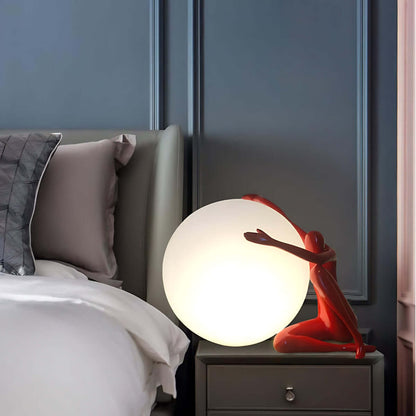 Zelvora Sculptural Table Lamp