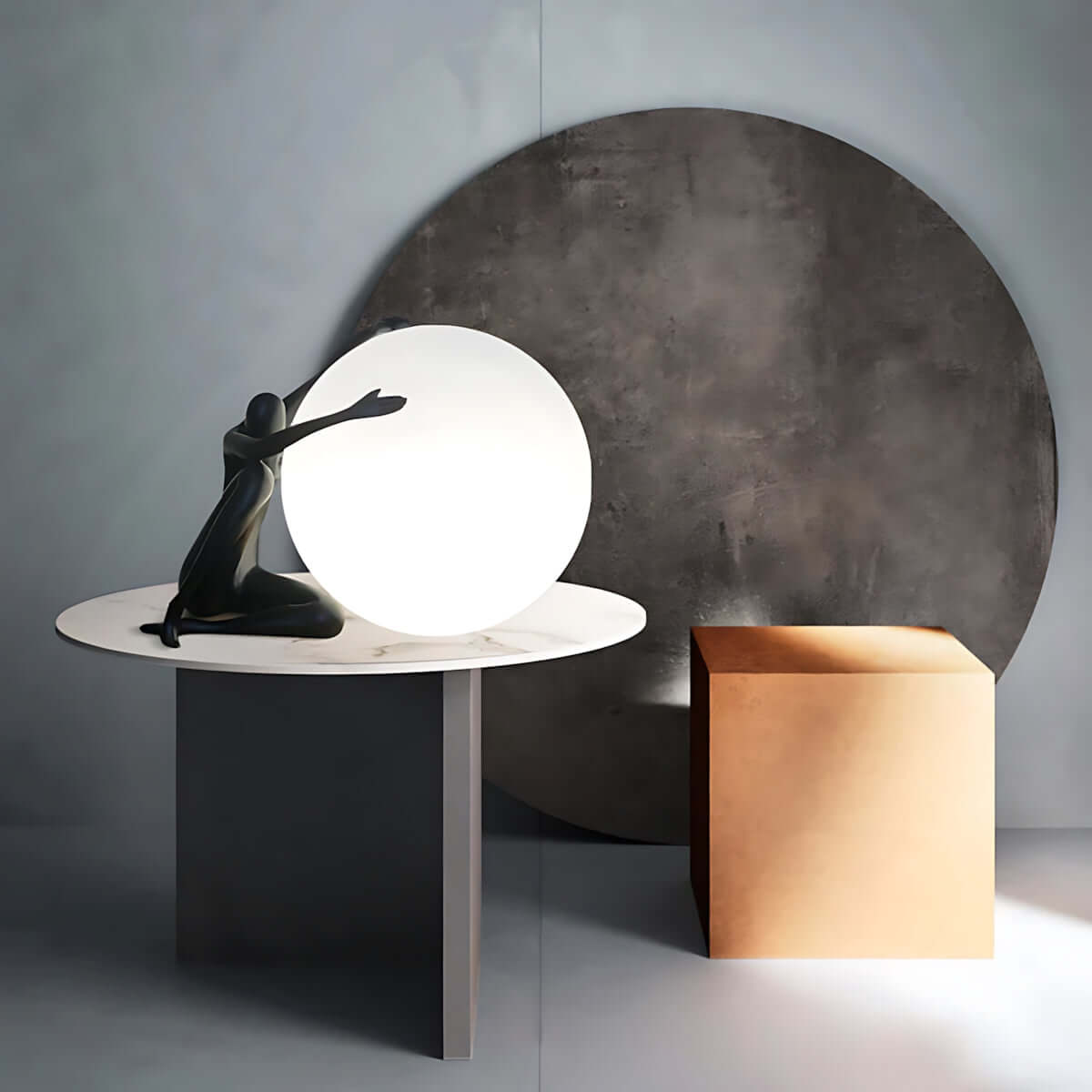Zelvora Sculptural Table Lamp