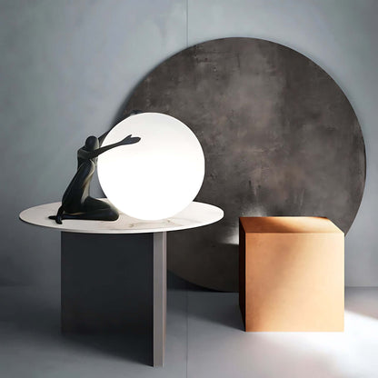 Zelvora Sculptural Table Lamp