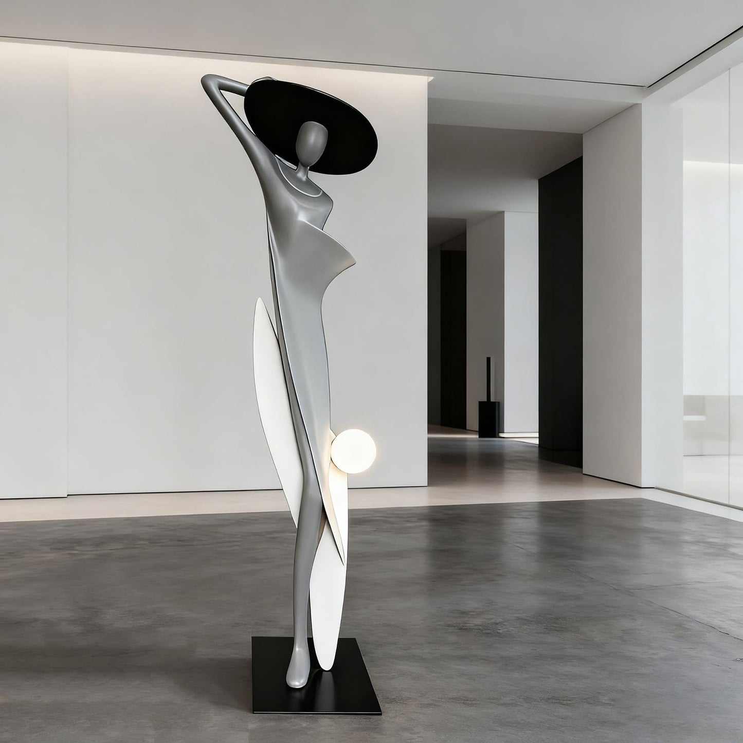 Zoleni Sculptural Floor Lamp