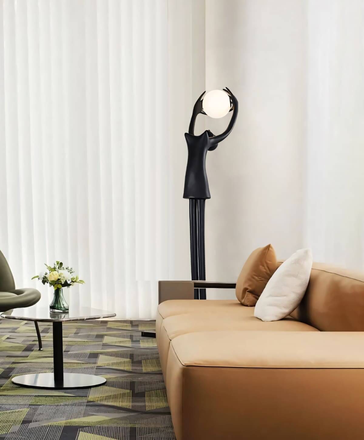 Zuneta Sculptural Floor Lamp