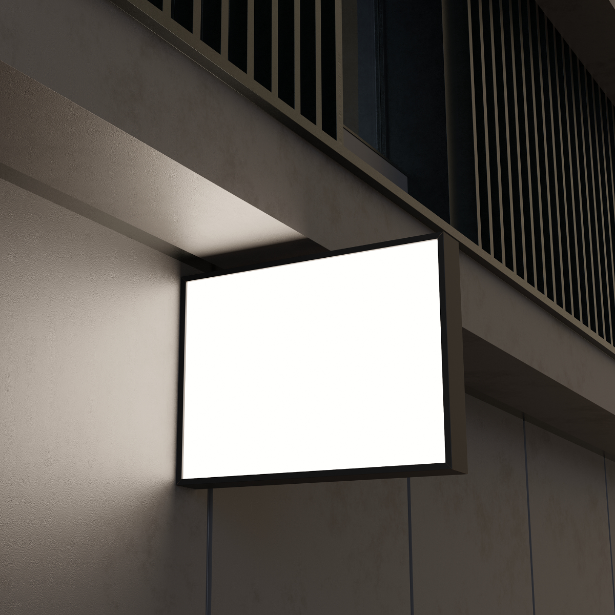 Rectangular LED Light Box – Illuminated Business Sign