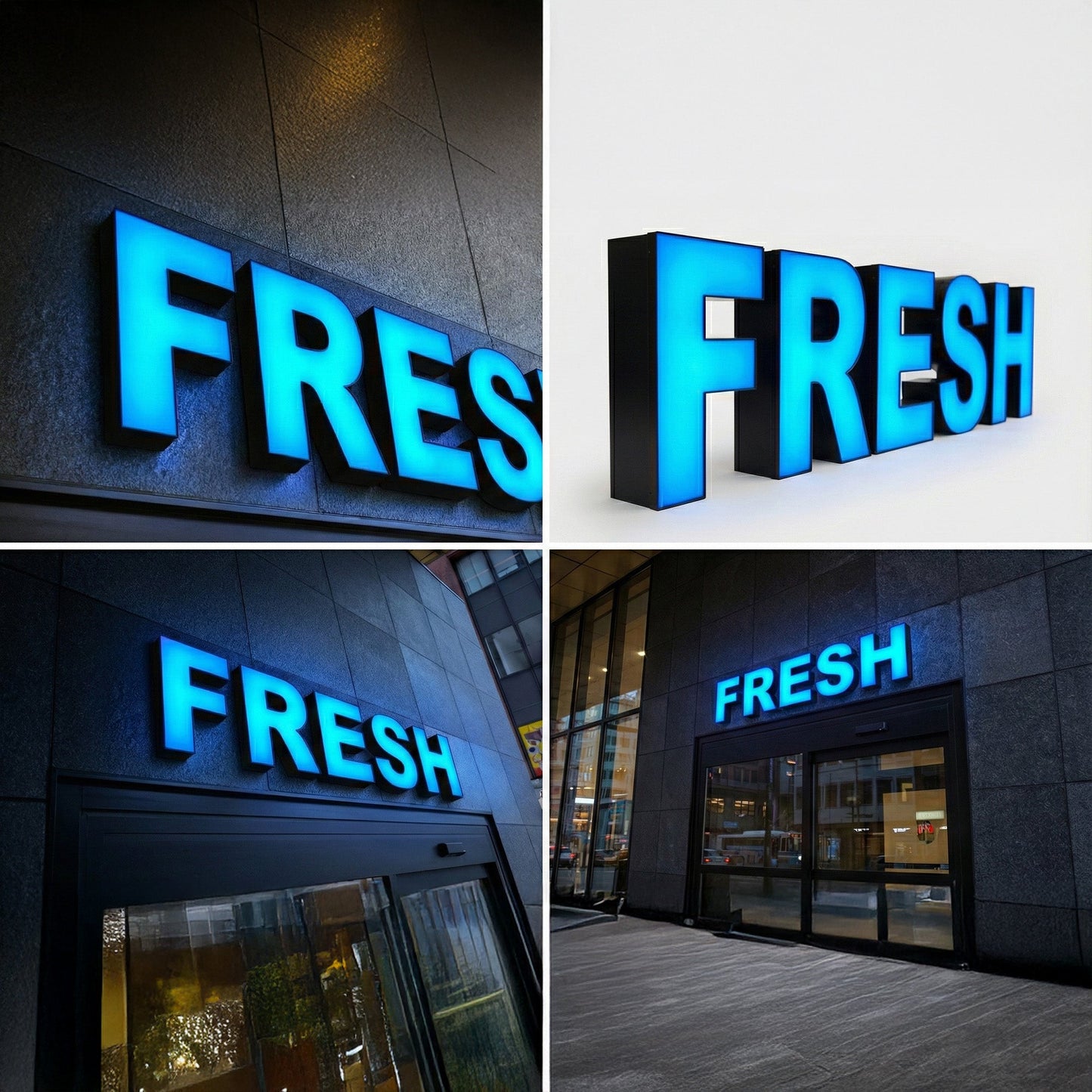 Front Lit LED Channel Letters – Custom 3D Business Sign for Storefront