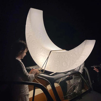 Aurni Moon Floor Lamp