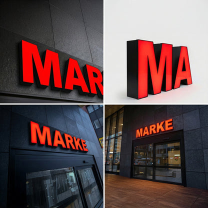 Front Lit LED Channel Letters – Custom 3D Business Sign for Storefront