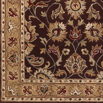 Cherryfield Burgundy 1024 Wool Area Rug