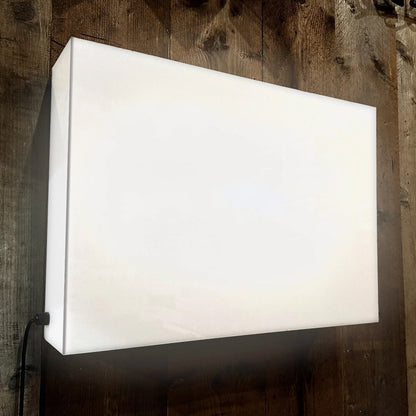 Rectangular LED Light Box Sign – Custom Acrylic Business Sign