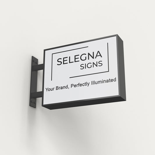 Rectangular LED Light Box – Illuminated Business Sign