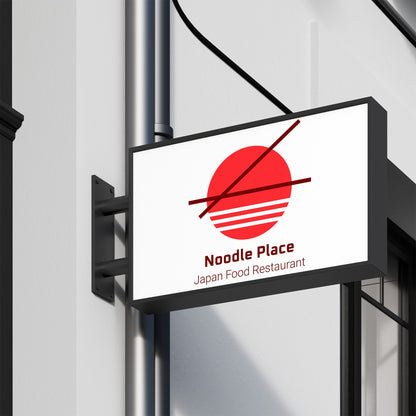 Rectangular LED Light Box – Illuminated Business Sign