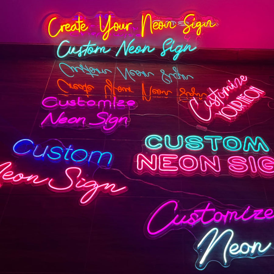 Custom LED Neon Signs – Personalized Name & Logo Signs