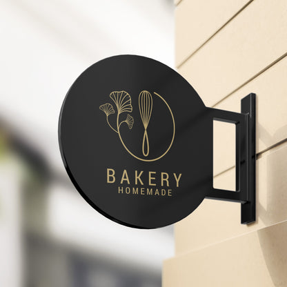 Custom Metal Business Logo Sign – Outdoor Storefront Sign