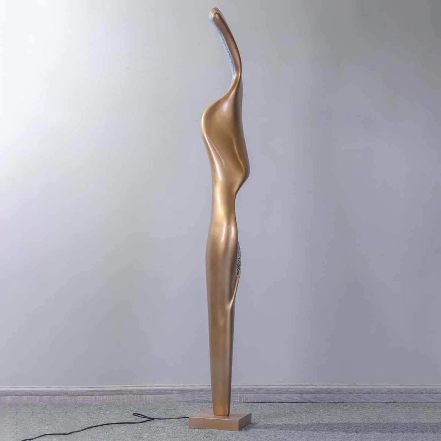 Torch Sculpture Floor Lamp