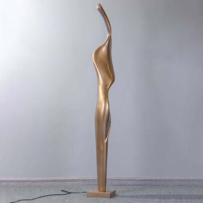 Torch Sculpture Floor Lamp
