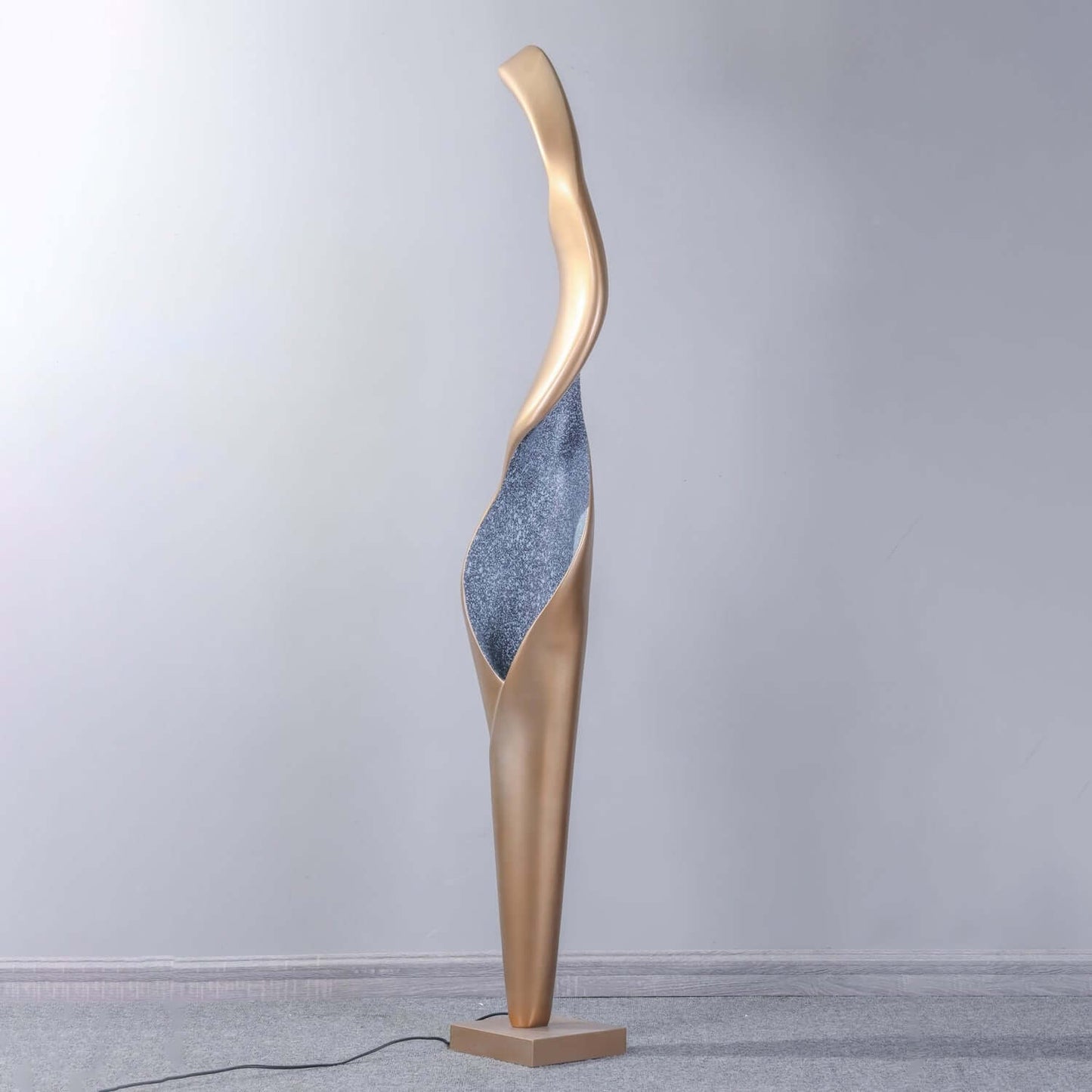 Torch Sculpture Floor Lamp