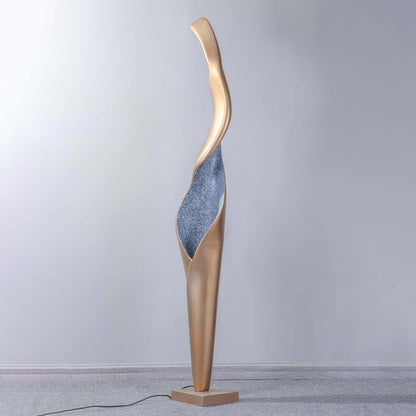 Torch Sculpture Floor Lamp