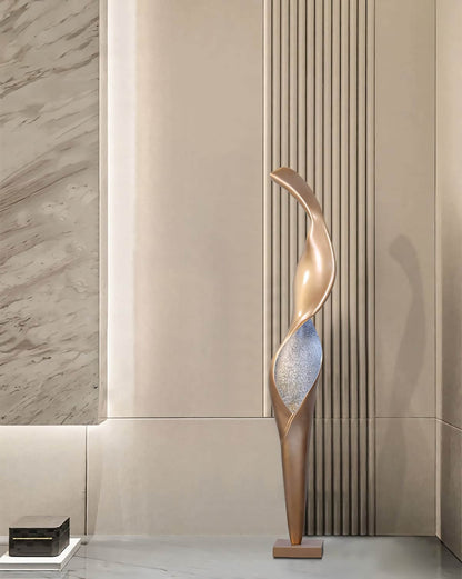 Torch Sculpture Floor Lamp