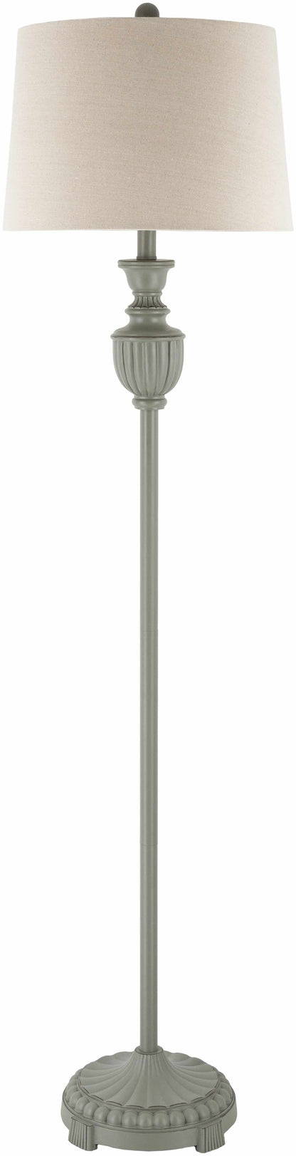 Nelspruit Gray Resin Floor Lamp - Clearance