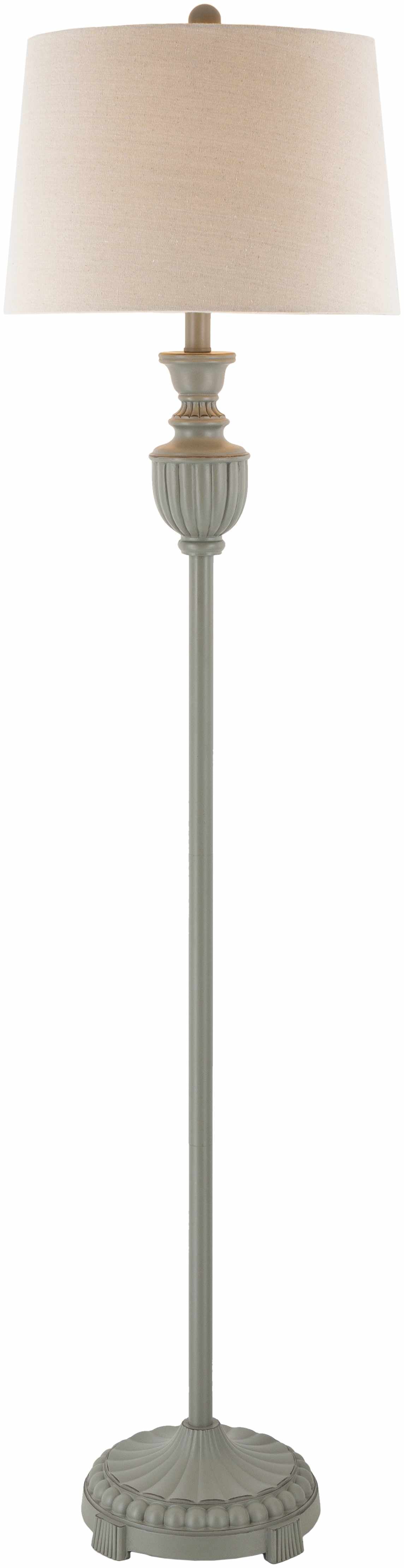 Nelspruit Gray Resin Floor Lamp - Clearance