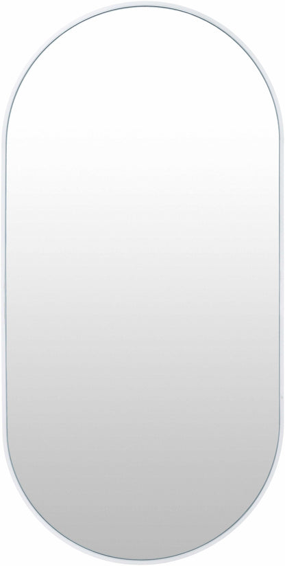 Hagenburg White Iron Frame Mirror
