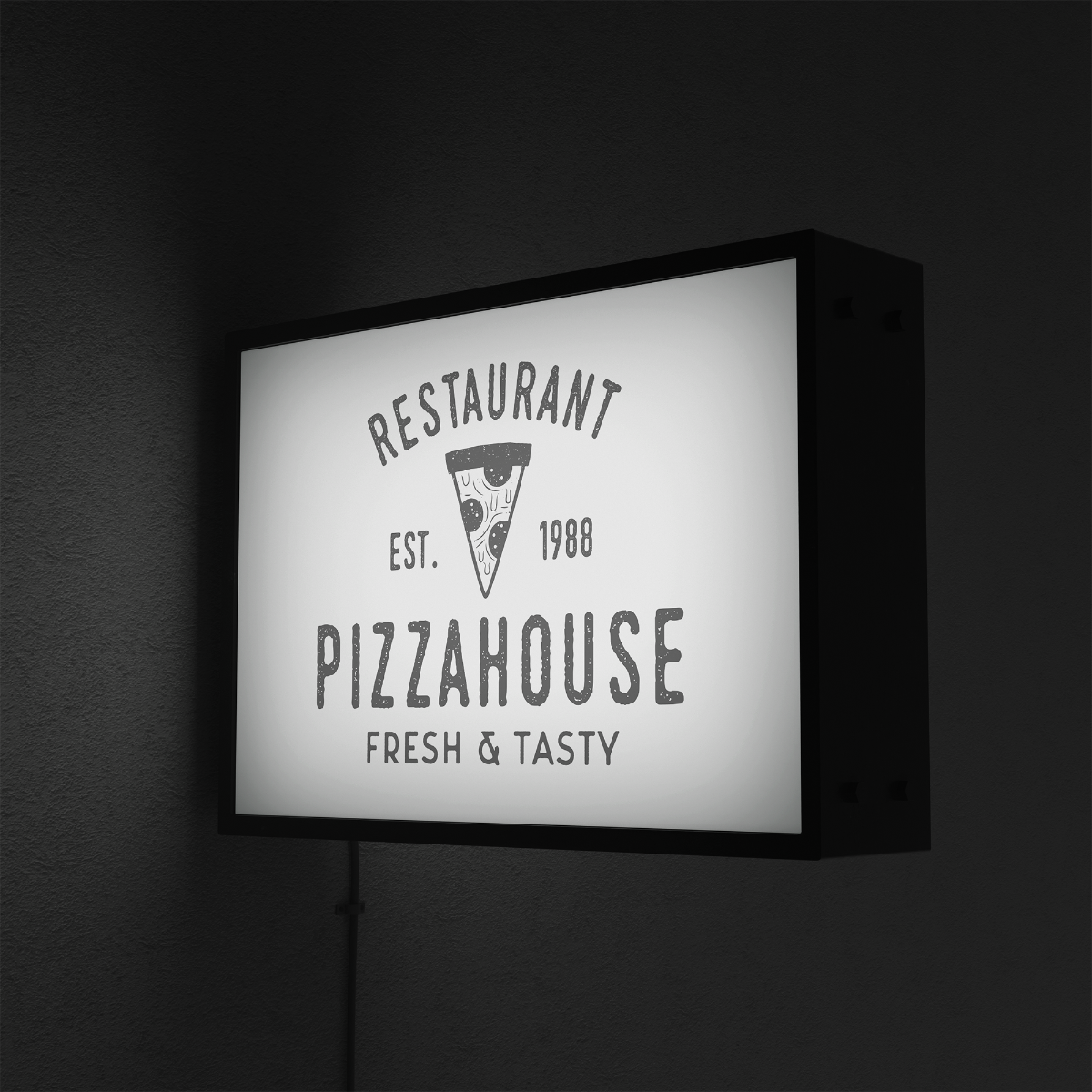 Rectangular LED Light Box – Illuminated Business Sign