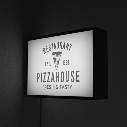 Rectangular LED Light Box – Illuminated Business Sign