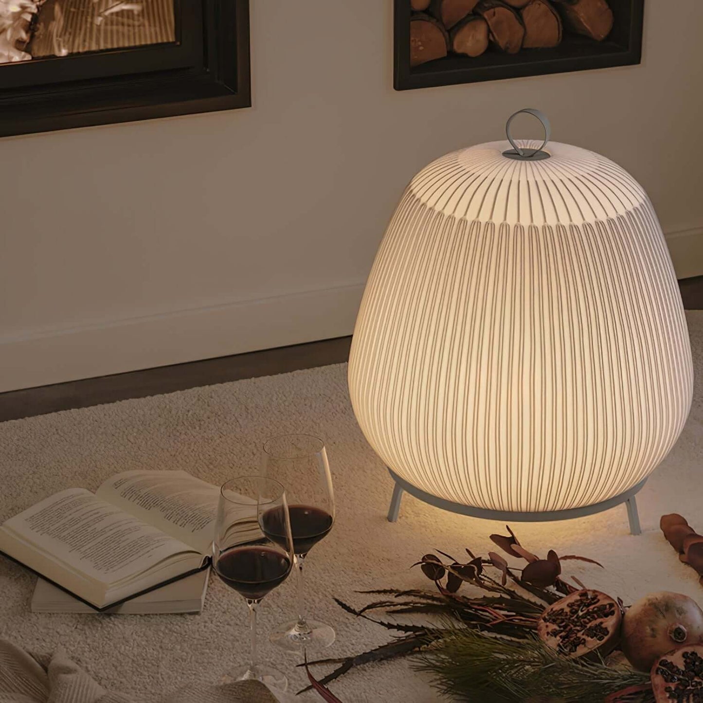 Knit Lantern Table Lamp