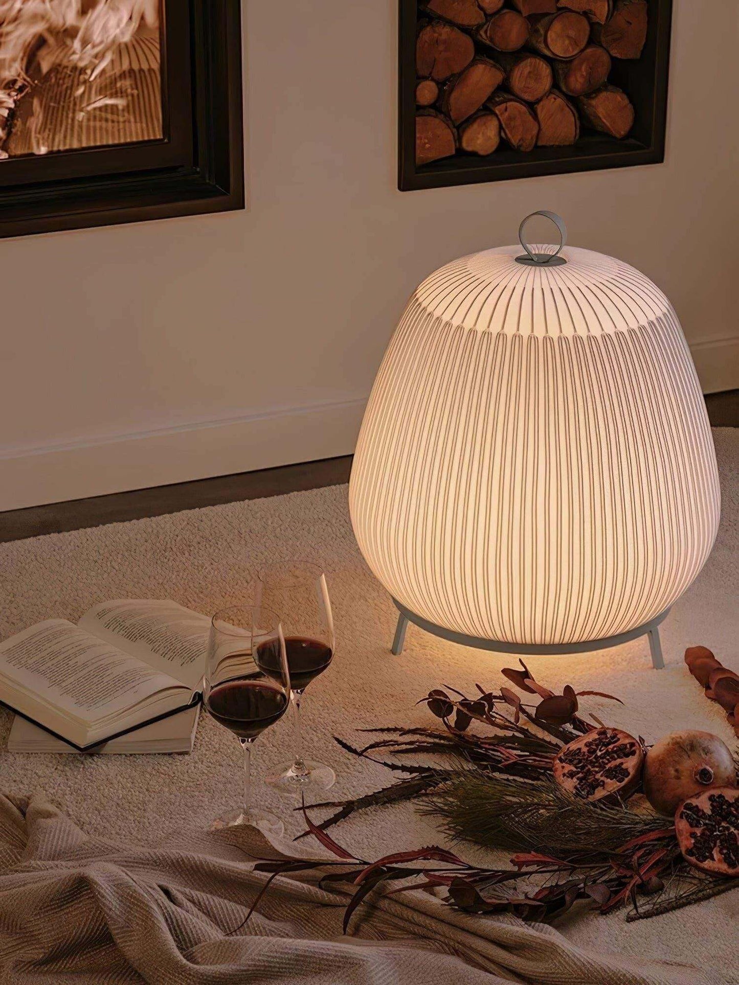 Knit Lantern Table Lamp