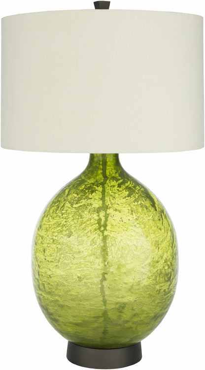 Westview Lime Green Glass Table Lamp - Clearance