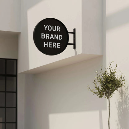 Custom Metal Business Logo Sign – Outdoor Storefront Sign