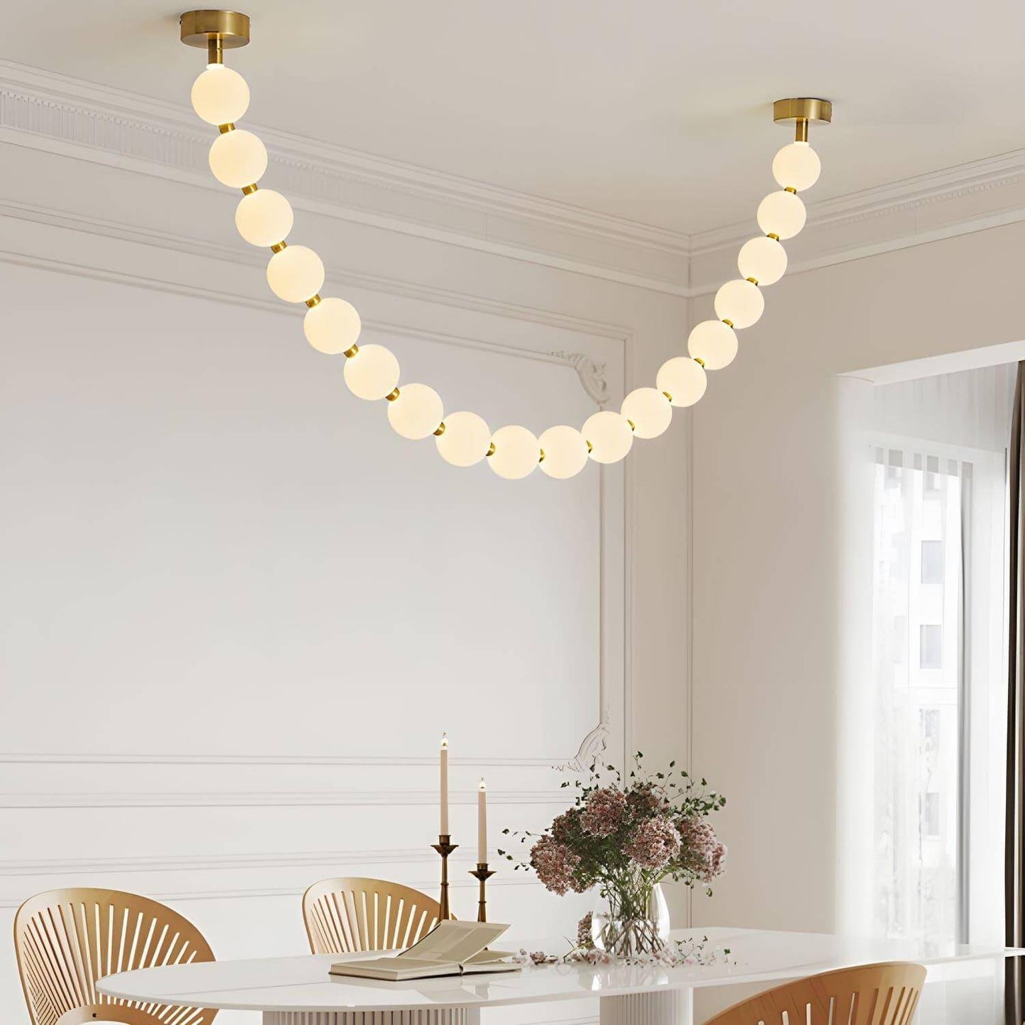 Pearl Necklace Combination Chandelier