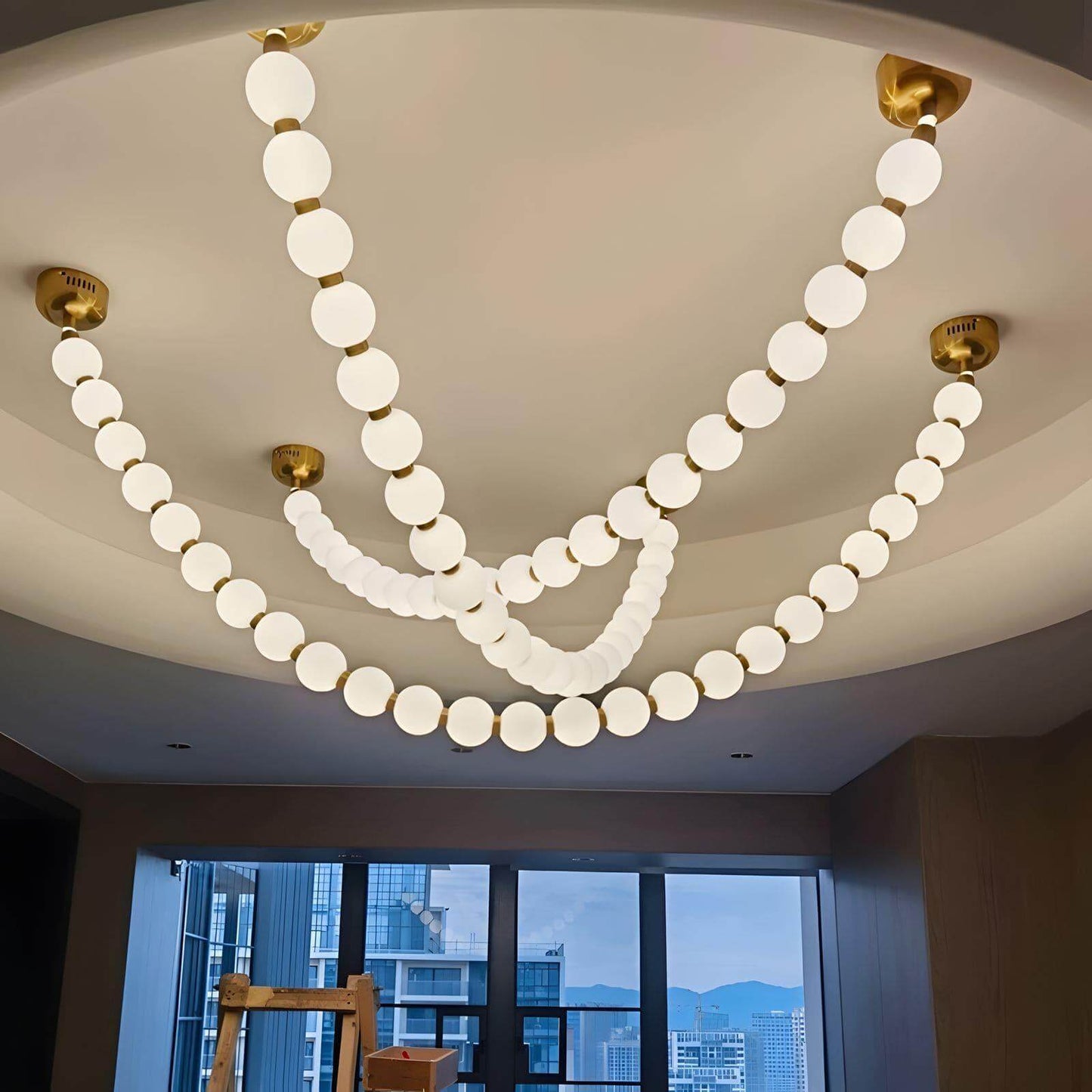 Pearl Necklace Combination Chandelier