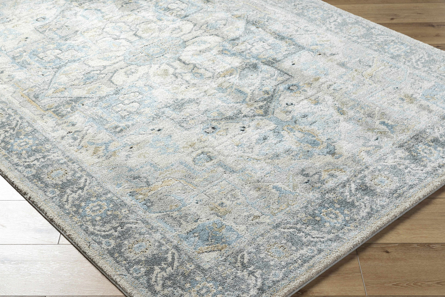 Akshay Light Gray Thick Luxe Area Rug