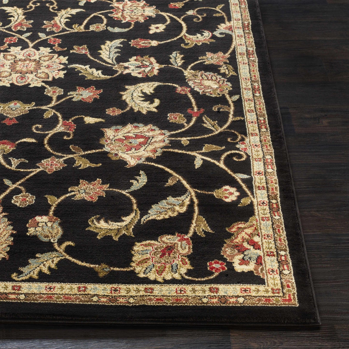 Salona Luxe Black Rug