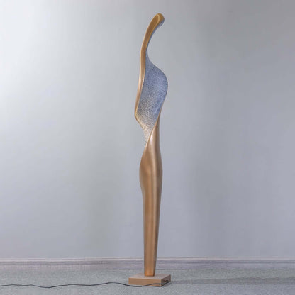 Torch Sculpture Floor Lamp