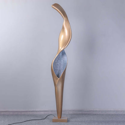 Torch Sculpture Floor Lamp