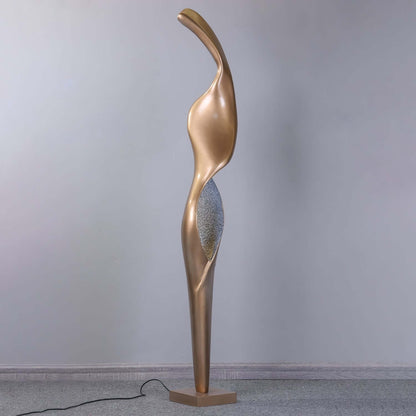 Torch Sculpture Floor Lamp