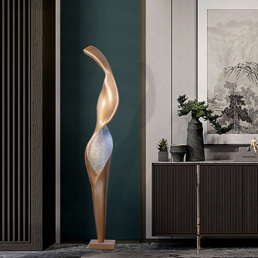 Torch Sculpture Floor Lamp