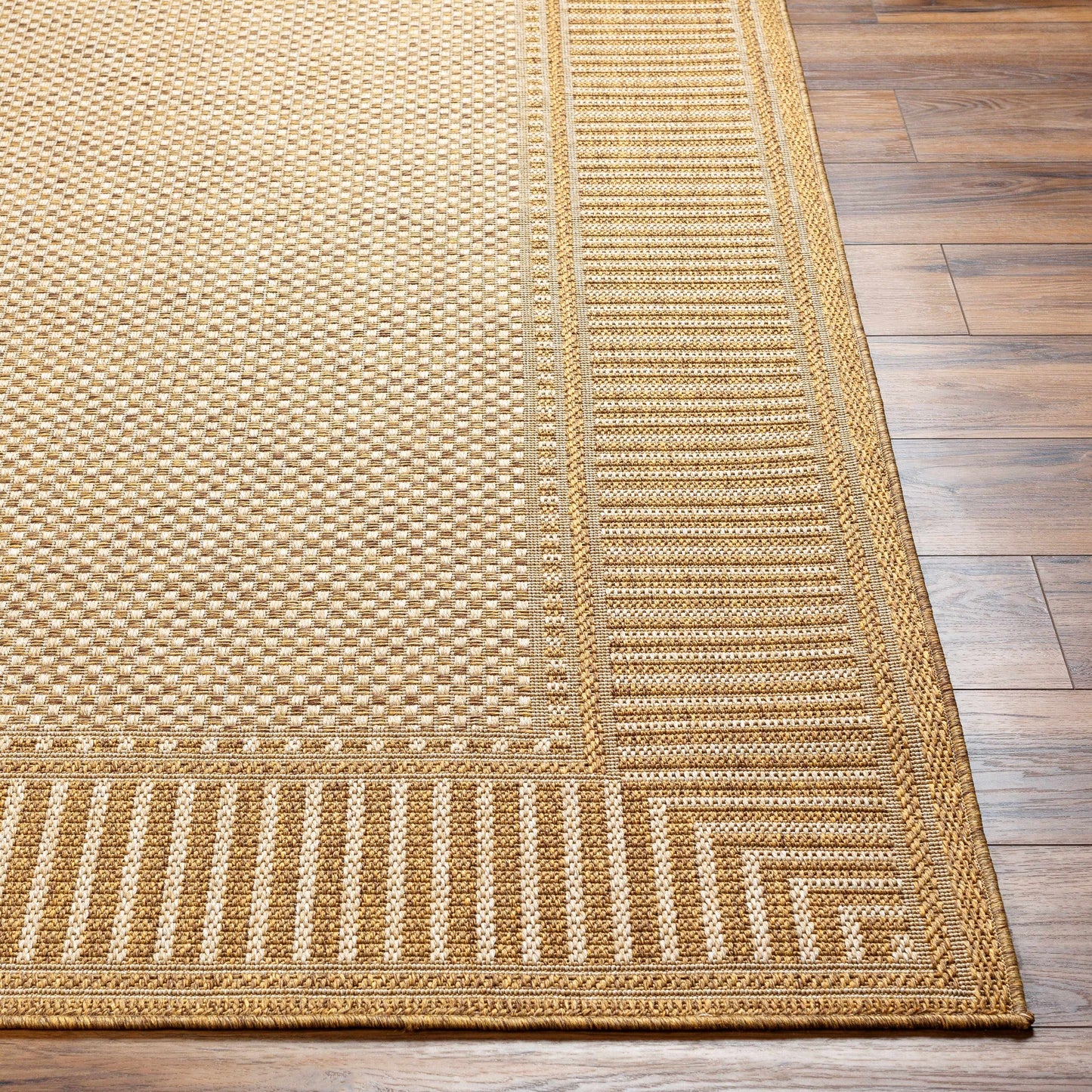 Amora Flatweave Faux Jute Outdoor Rug