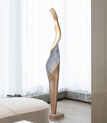 Torch Sculpture Floor Lamp