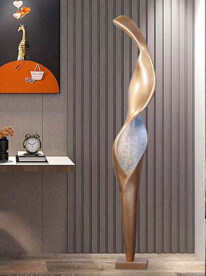 Torch Sculpture Floor Lamp