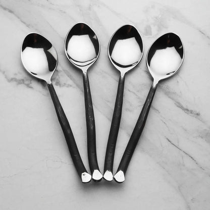 Twig Coffee/Desert Spoon 4 Set