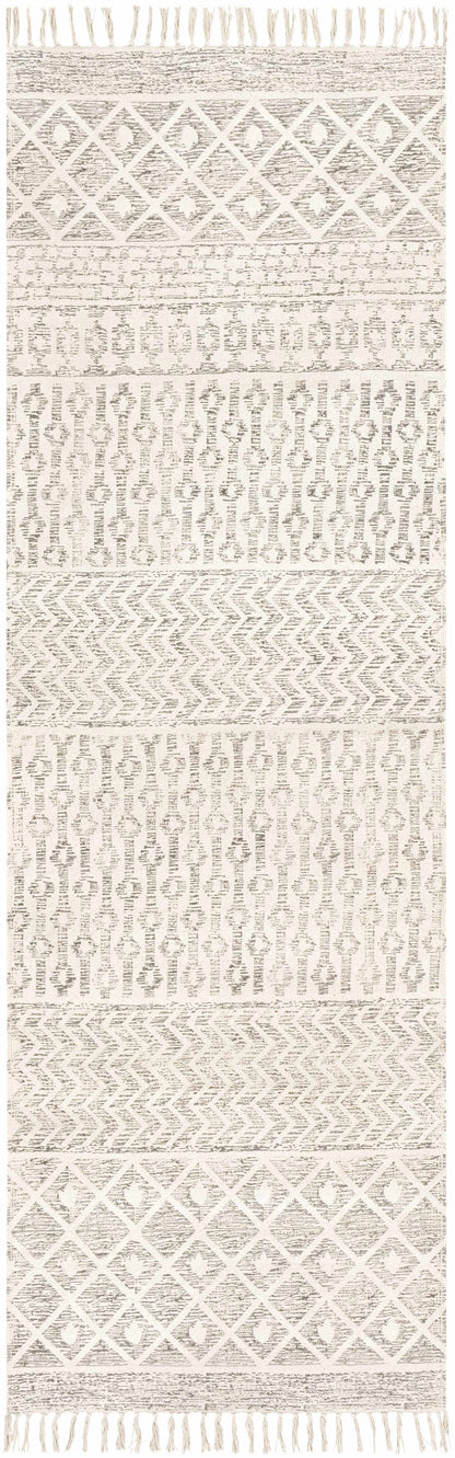Valyermo Beige Hand Woven Cotton Rug - Clearance