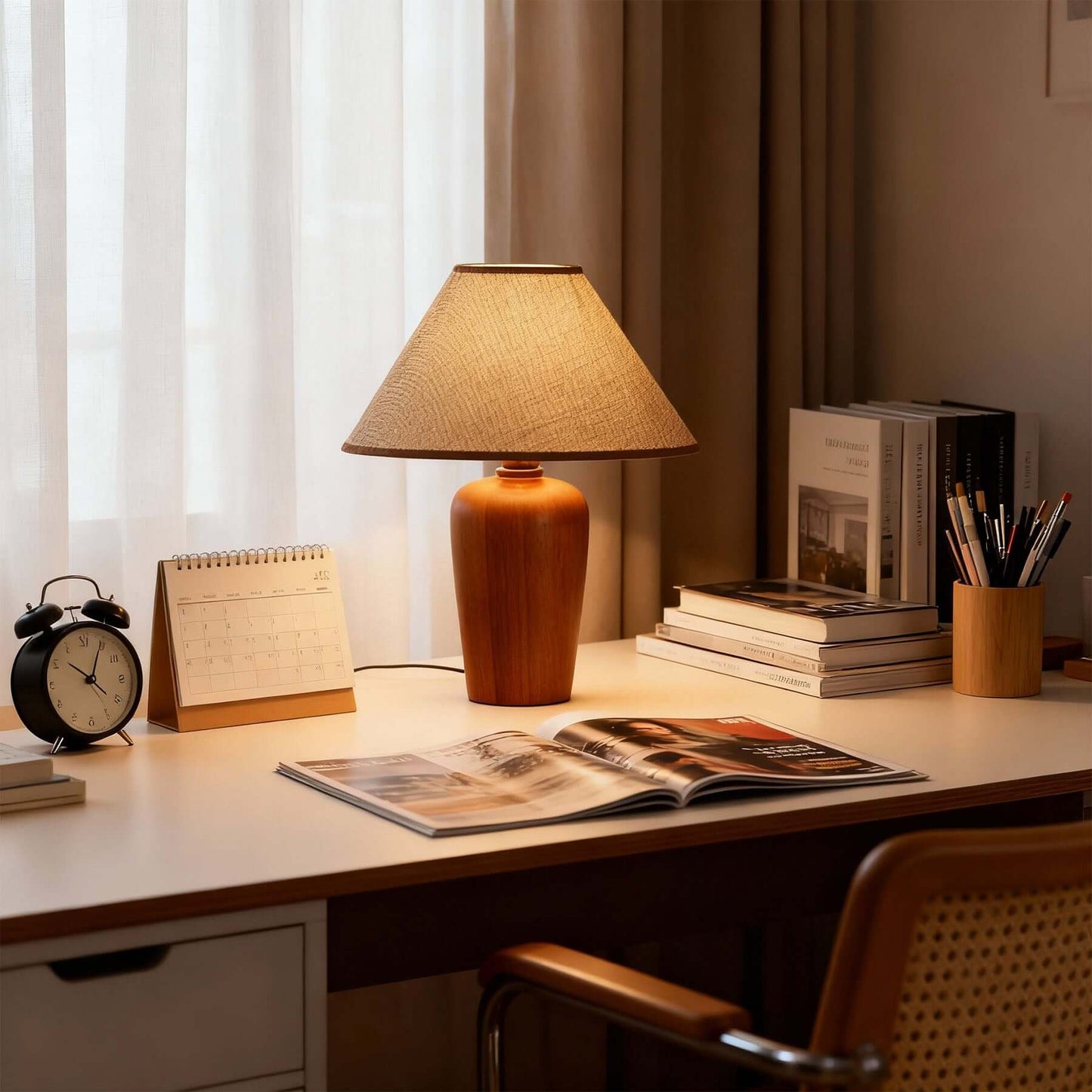 Zalvi Fabric Table Lamp